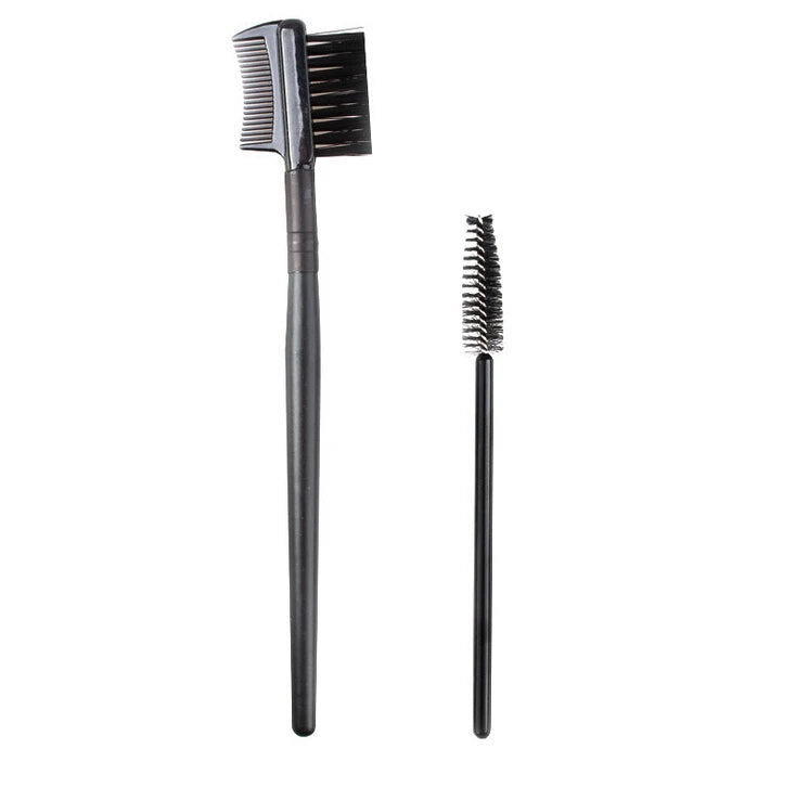 2PCS Makeup Brushes - Eyelash & Eyebrow Brush - Beauty & Beyond