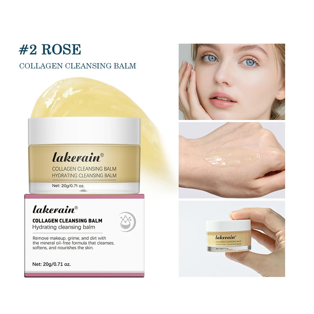 Pro-Collagen 3-in-1 Cleansing Balm – Hydrating Facial Cleanser for All Skin Types, Non-Greasy Deep Cleanse - Beauty & Beyond