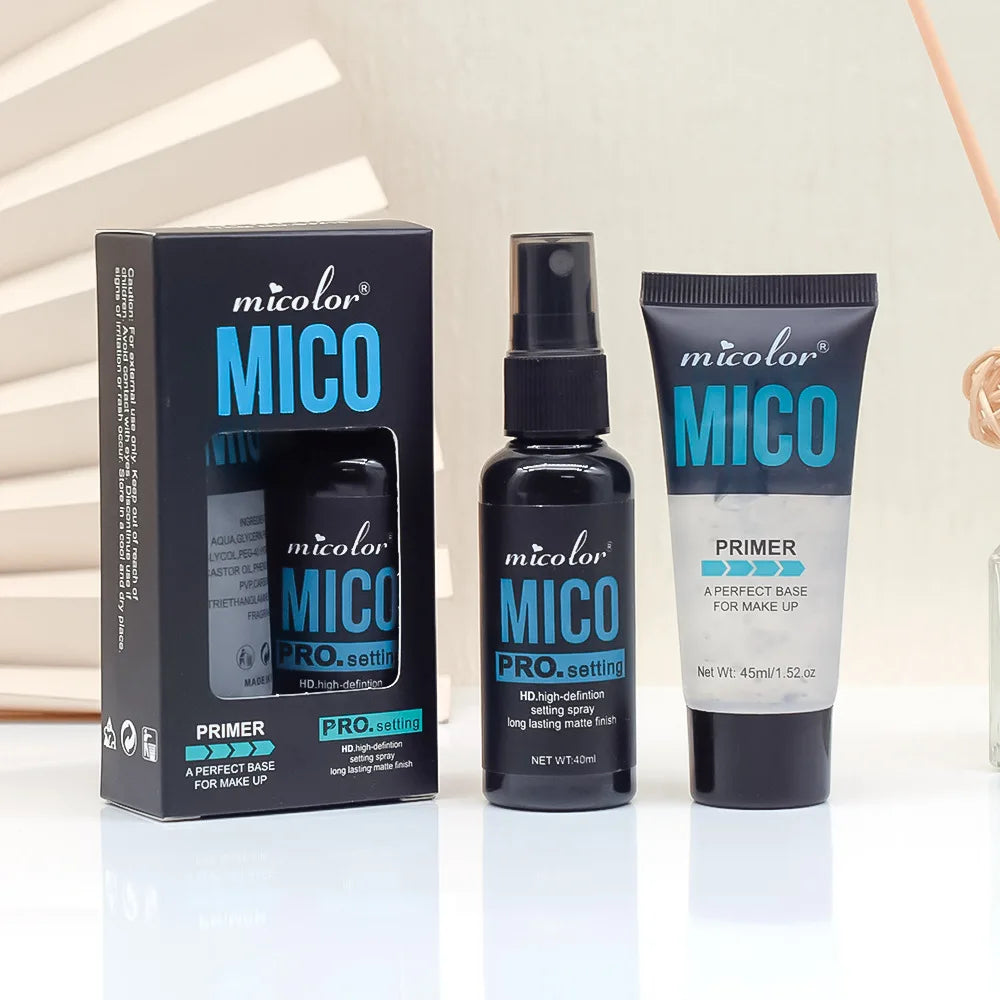 Makeup Primer & Setting Spray Set – Invisible Pore Control | Long-Lasting Base & Finishing Hold