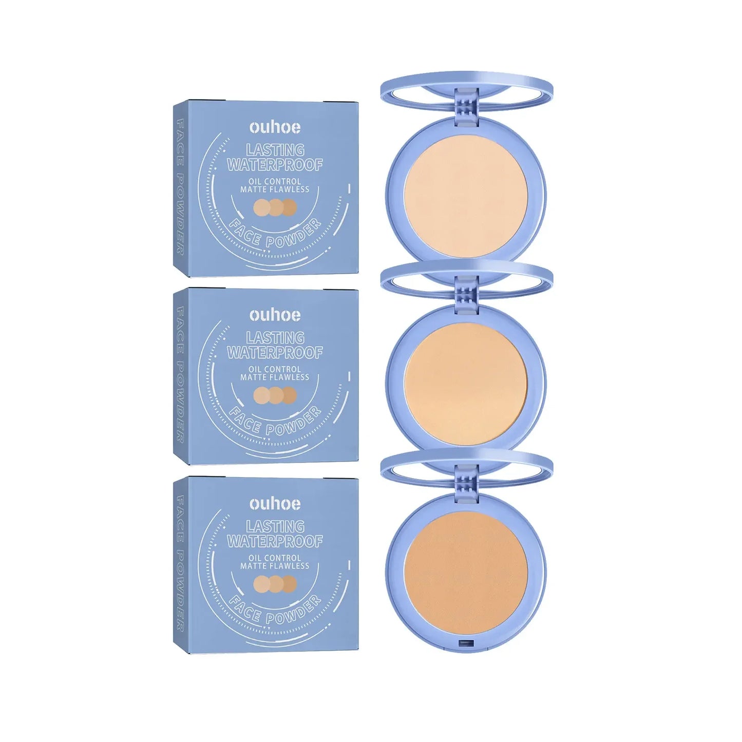 Face Setting Powder - Oil Control, Invisible Pores, Waterproof, Matte, Long Lasting