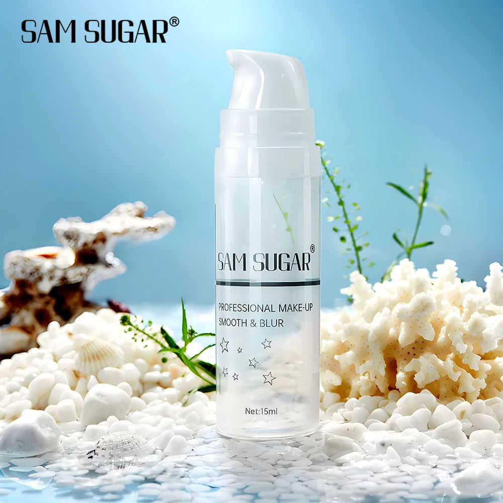 SAM SUGAR Invisible Pore Primer – Lightweight & Hydrating | Long-Lasting Oil Control & Brightening Base