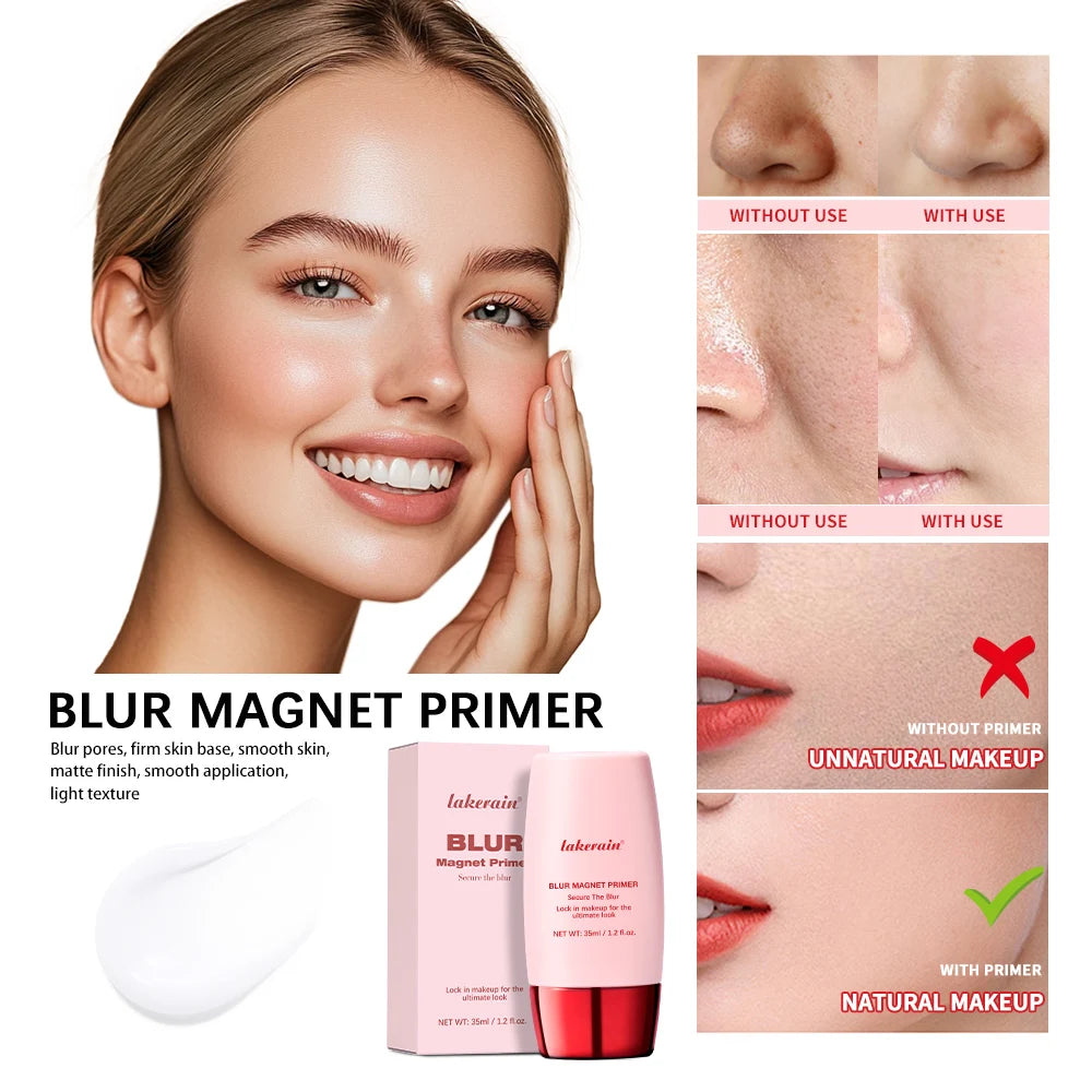 Blur Makeup Magnet Primer – Matte Finish & Pore Smoothing | 35ml Hydrating Base for Long-Lasting Makeup