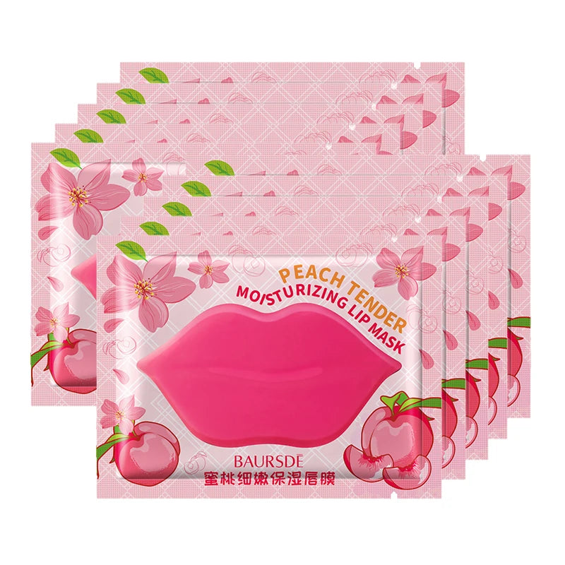 Innicare Collagen Lip Mask – Nourishing & Moisturizing | Firming Labial Gel Patches with Fruit Essence