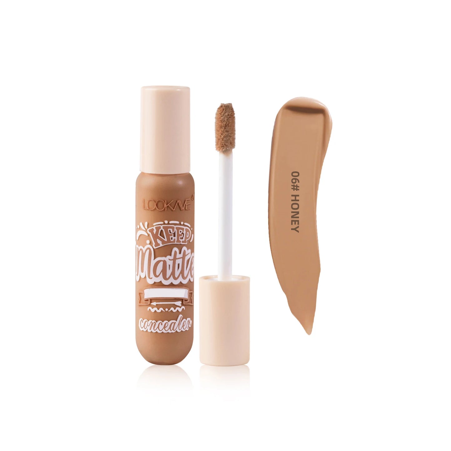 Liquid Concealer Stick – 6-Color Foundation Cream | Full Coverage for Acne & Dark Circles, Natural Matte Finish