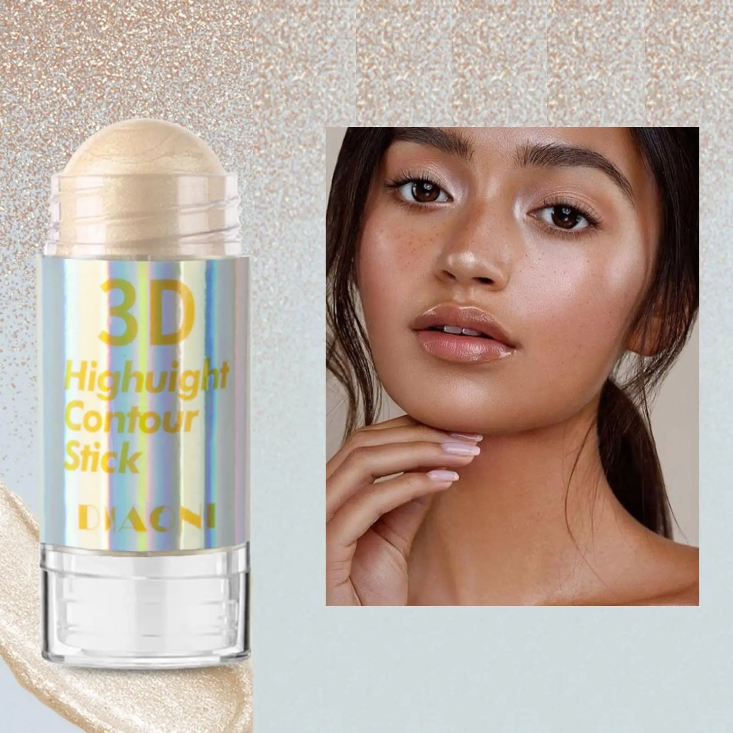 6-Color 3D Face Brightening Highlighter Stick – Bronzer, Contour & Shimmer for Sculpted Makeup - Beauty & Beyond