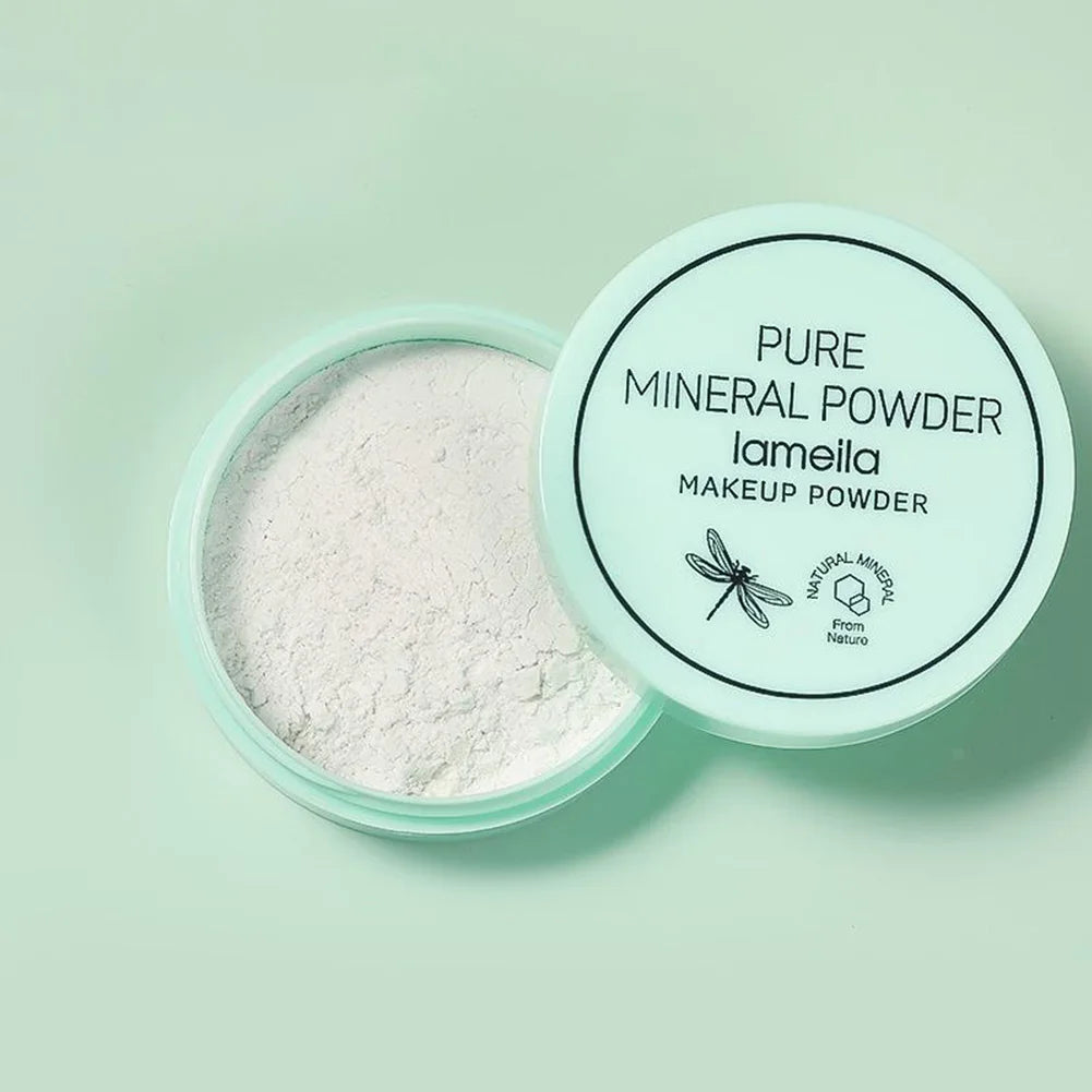 Waterproof Mineral Face Powder – Oil Control & Translucent | High Coverage Makeup Fixer for Women