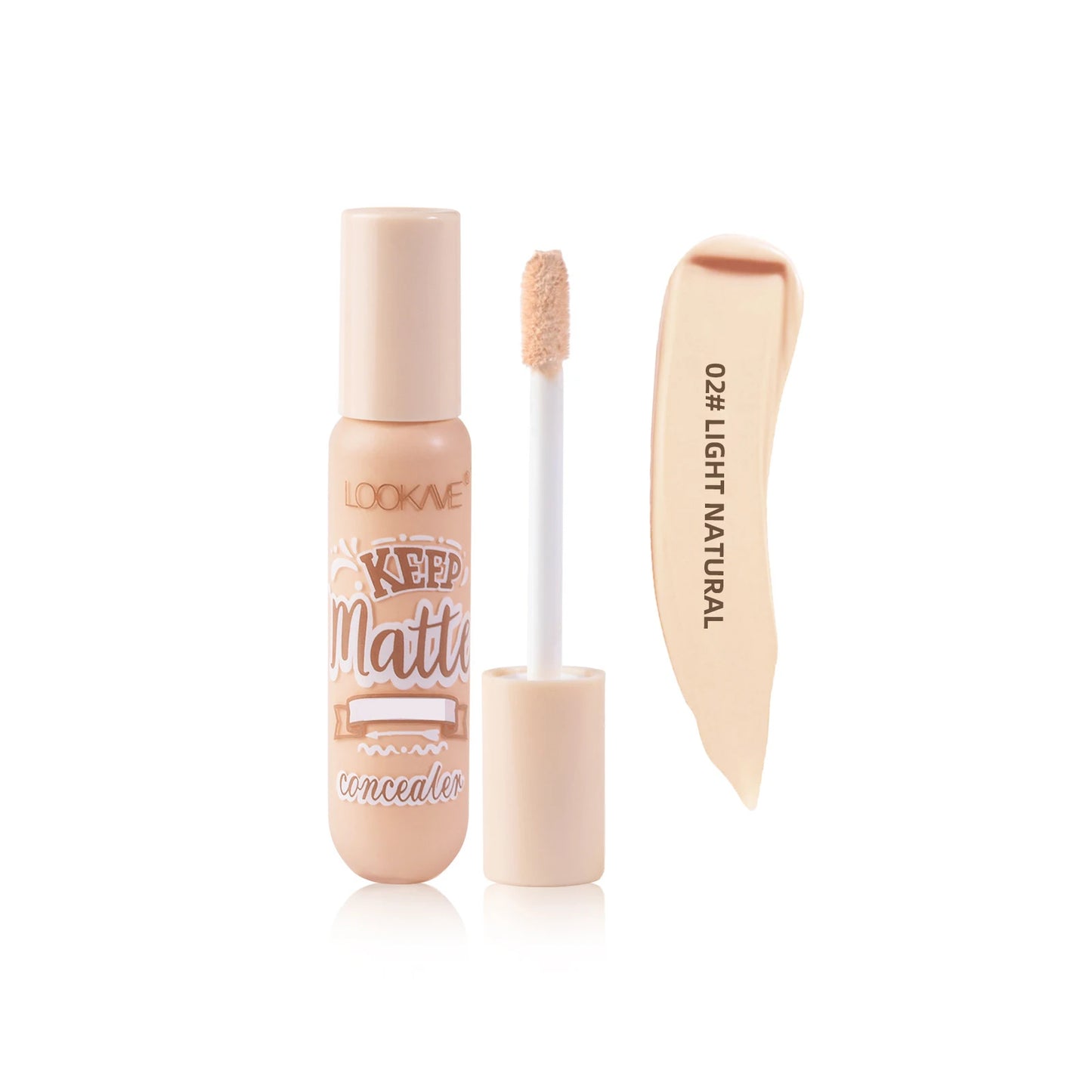 Liquid Concealer Stick – 6-Color Foundation Cream | Full Coverage for Acne & Dark Circles, Natural Matte Finish