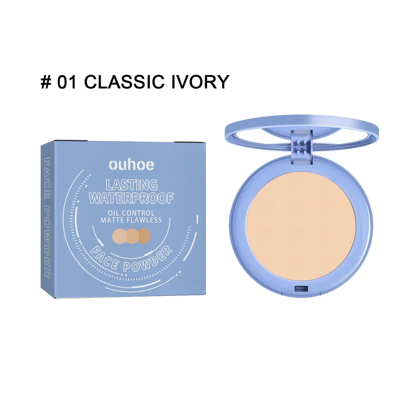 Face Setting Powder - Oil Control, Invisible Pores, Waterproof, Matte, Long Lasting