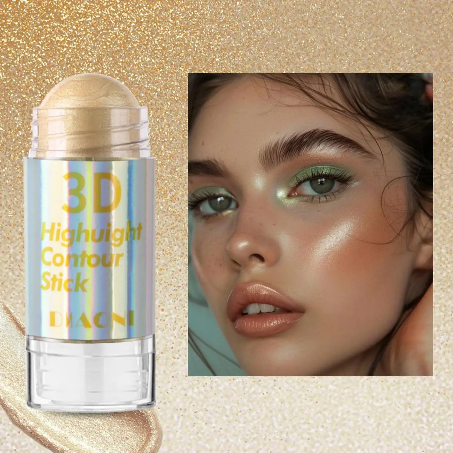 6-Color 3D Face Brightening Highlighter Stick – Bronzer, Contour & Shimmer for Sculpted Makeup - Beauty & Beyond
