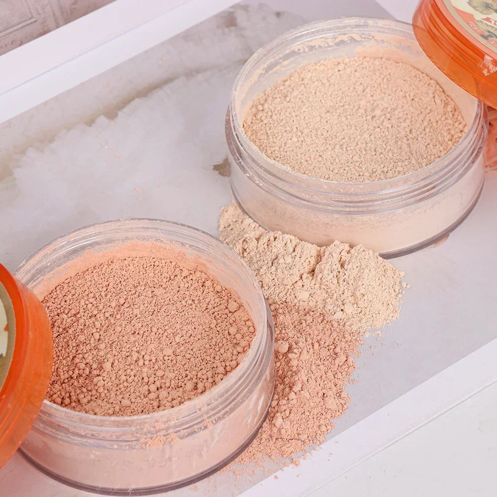 Waterproof Mineral Face Powder – Oil Control & Translucent | High Coverage Makeup Fixer for Women