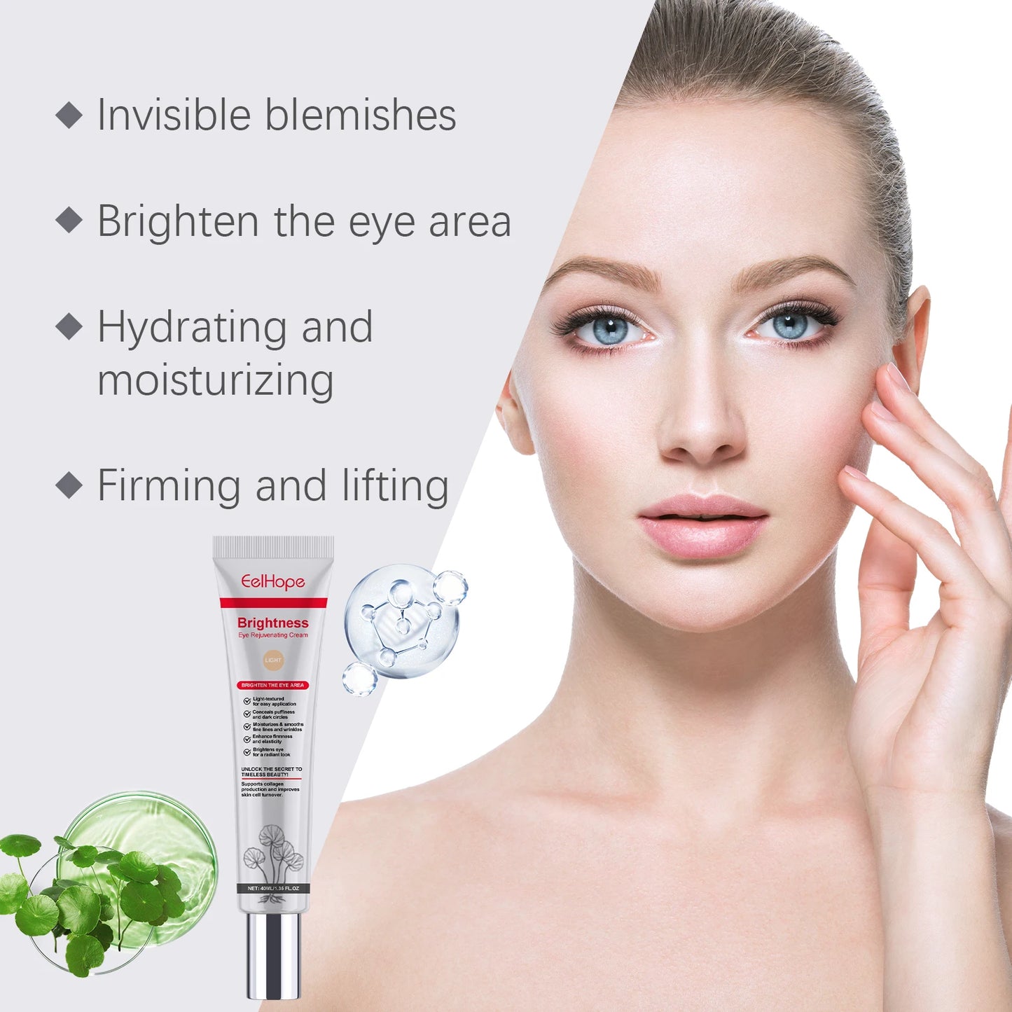 Dark Circle Concealer – Invisible Eye & Acne Cover | Brightening Lacrimal Groove Makeup Base