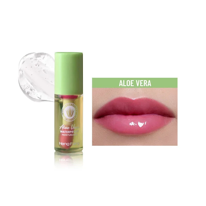 Mini Hydrating Temperature Sensing Lip Balm - Moisturizing, Color Changing, Peach & Aloe Vera - Beauty & Beyond