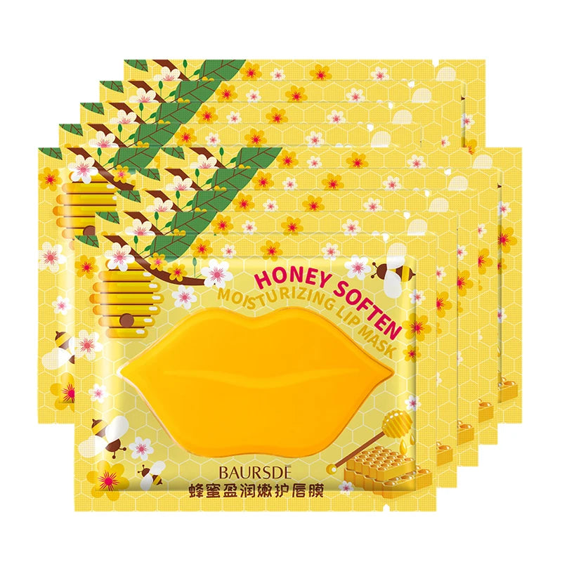 Innicare Collagen Lip Mask – Nourishing & Moisturizing | Firming Labial Gel Patches with Fruit Essence