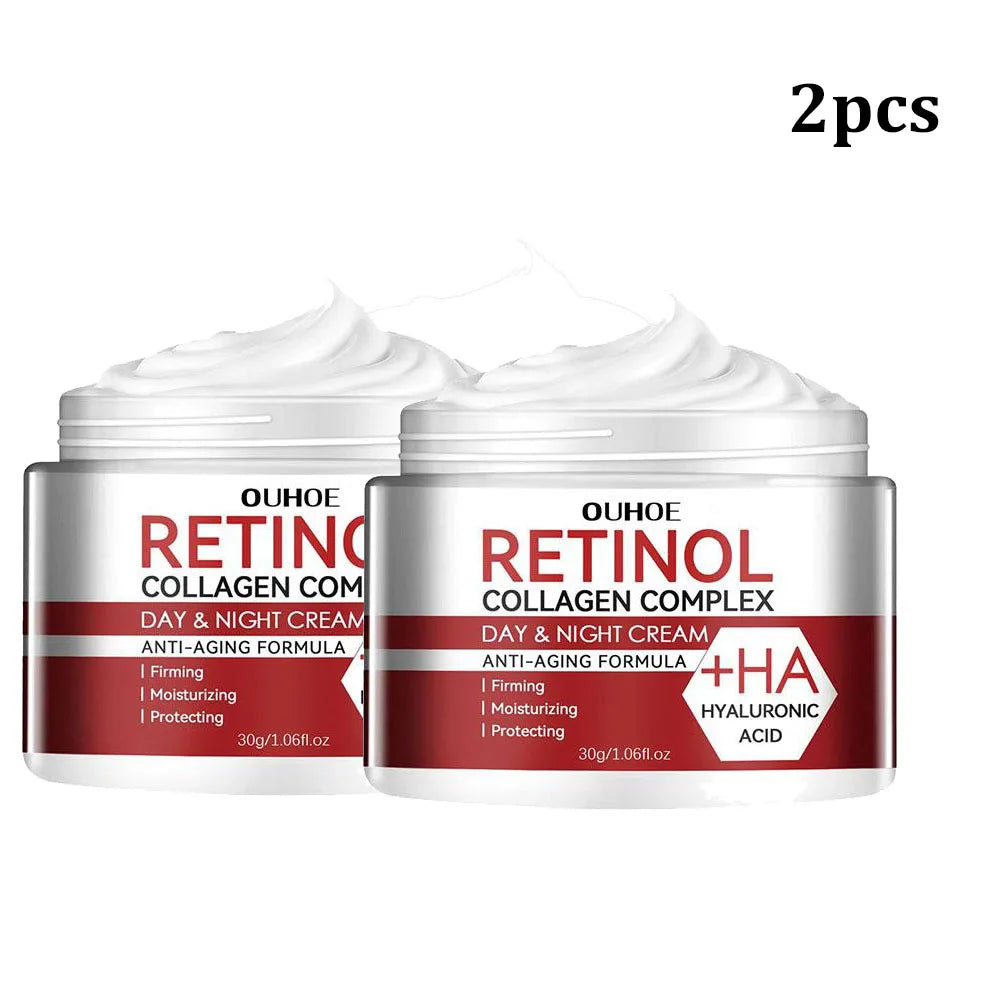 1/2/3PCs Retinol Cream – Face & Eye Moisturizer, Anti-Aging, Brightening, Hydrating Night Care - Beauty & Beyond