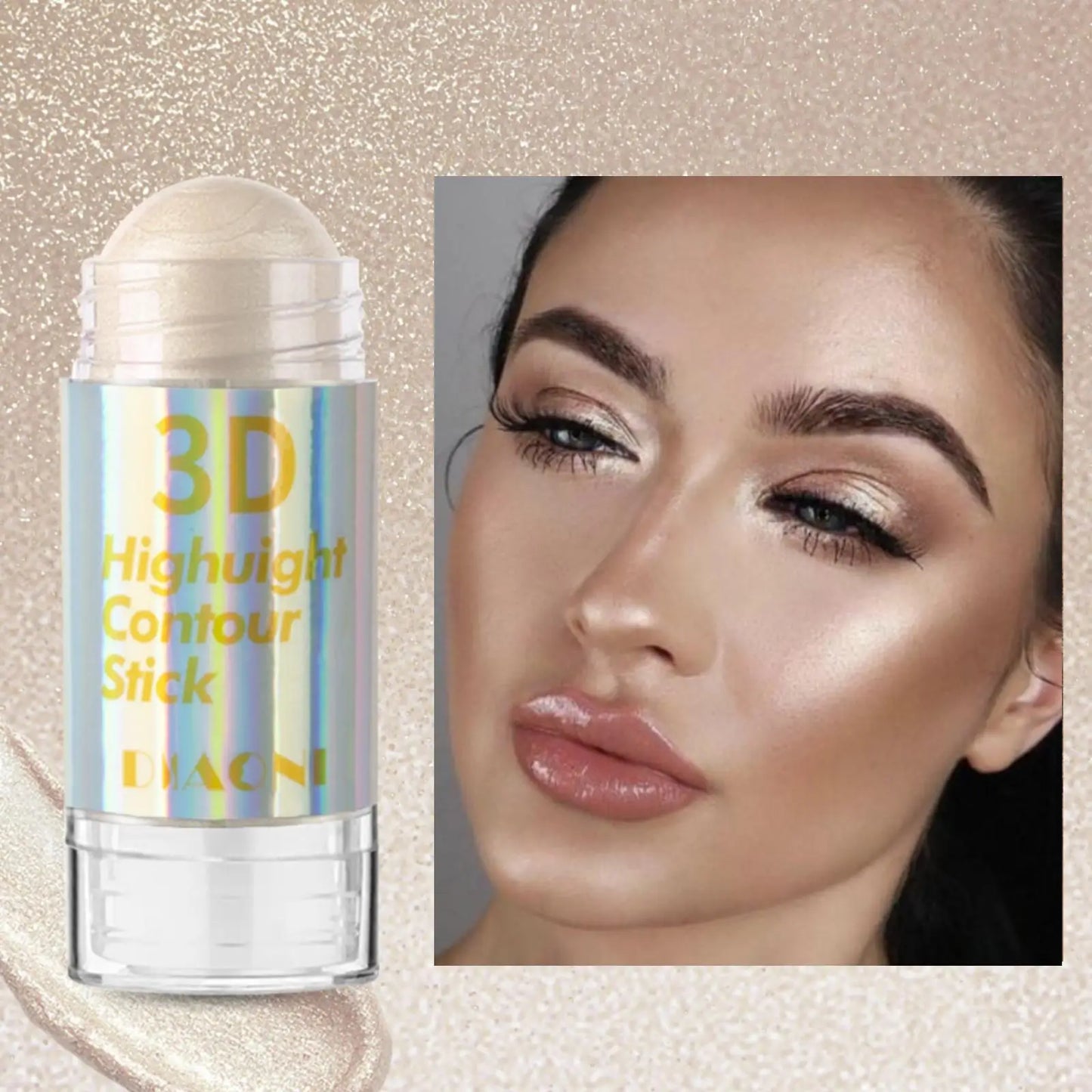 6-Color 3D Face Brightening Highlighter Stick – Bronzer, Contour & Shimmer for Sculpted Makeup - Beauty & Beyond