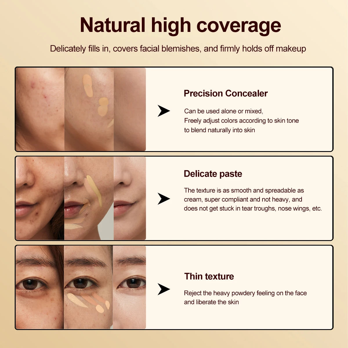 15-Color Face Concealer & Contour Palette – Professional Makeup