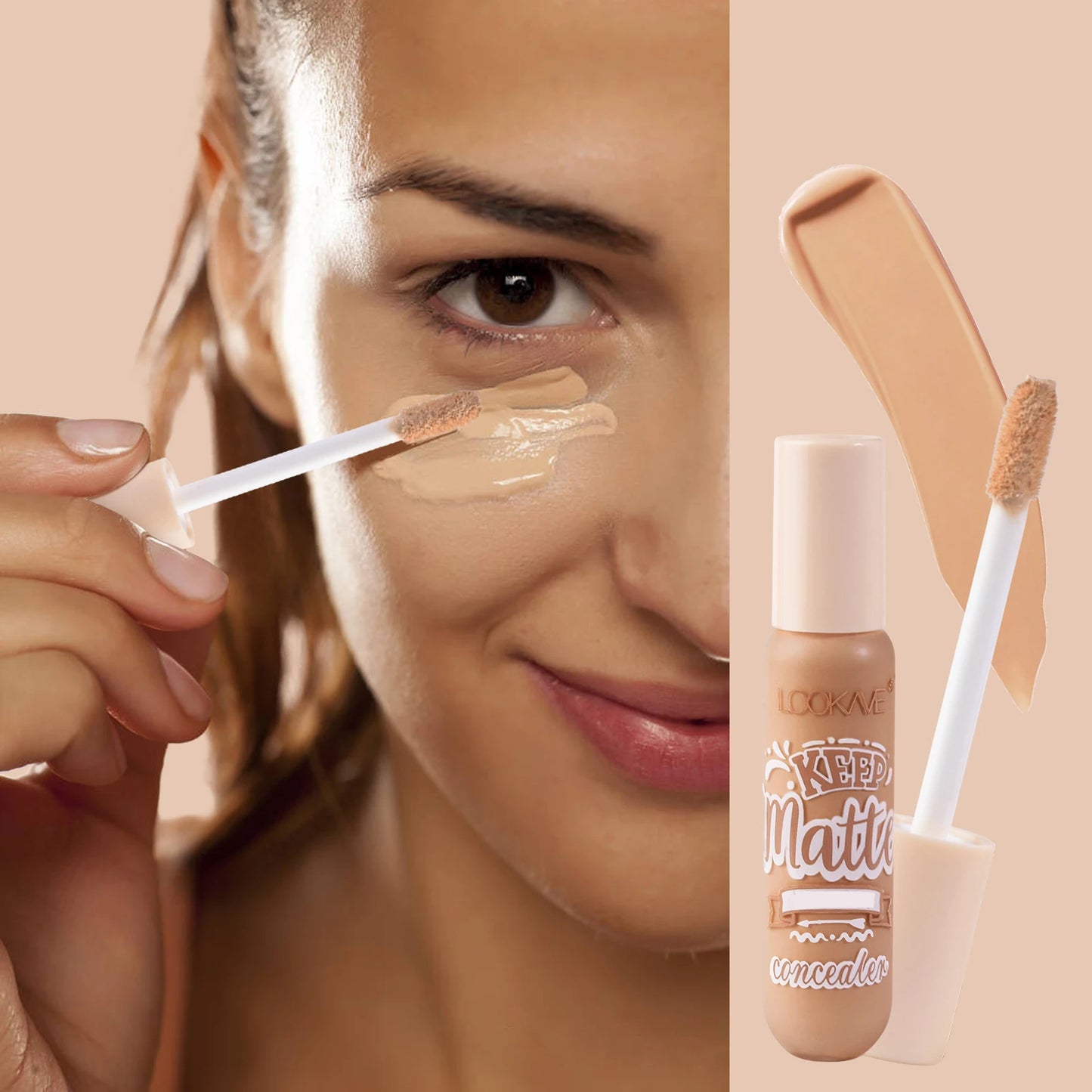 Liquid Concealer Stick Foundation – 6 Colors, Moisturizing, Full Coverage, Matte