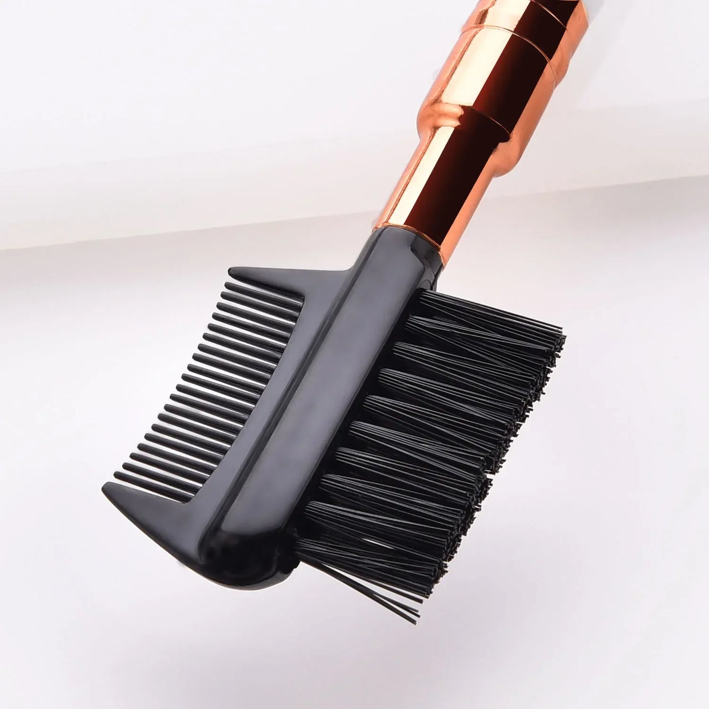 Double-Ended Wood Handle Eyebrow & Eyelash Brush 2 IN 1, Professional Makeup Tool - Beauty & Beyond