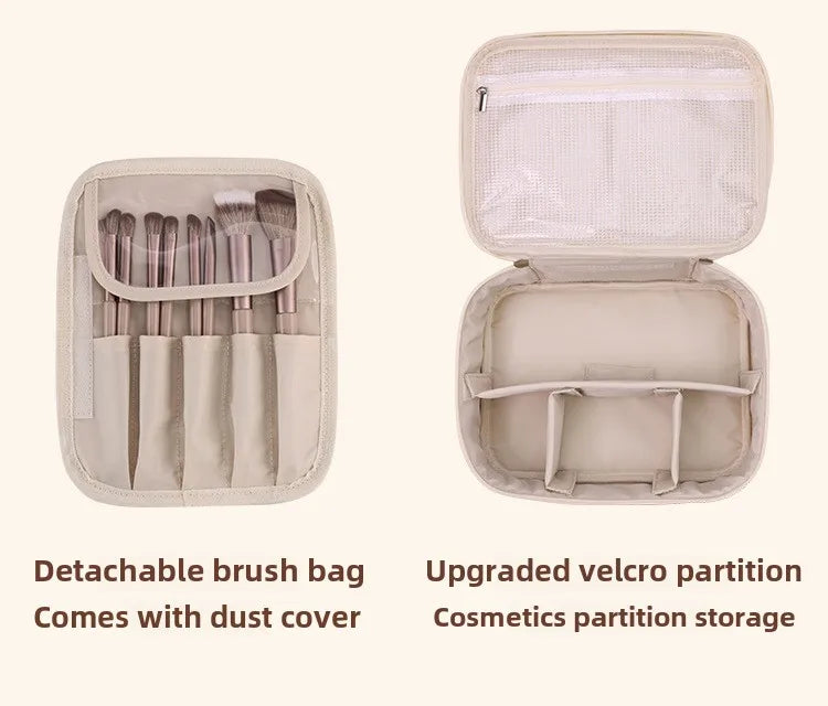 New Women's Cosmetic Bag - Portable, Large Capacity, Luxury Makeup & Toiletry Organizer