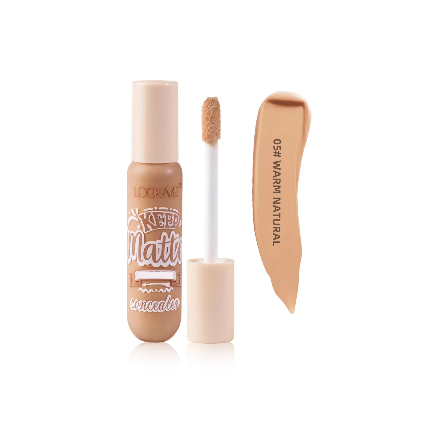 Liquid Concealer Stick Foundation – 6 Colors, Moisturizing, Full Coverage, Matte