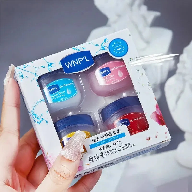 4/6/8pcs Moisturizing Lip Balm Set - Whitening, Natural Plant Base, Lip Care & Moisturizer - Beauty & Beyond