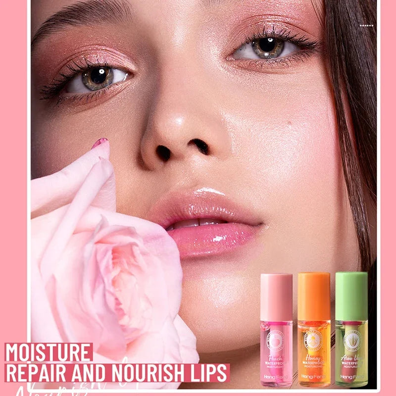 Mini Hydrating Temperature Sensing Lip Balm - Moisturizing, Color Changing, Peach & Aloe Vera - Beauty & Beyond