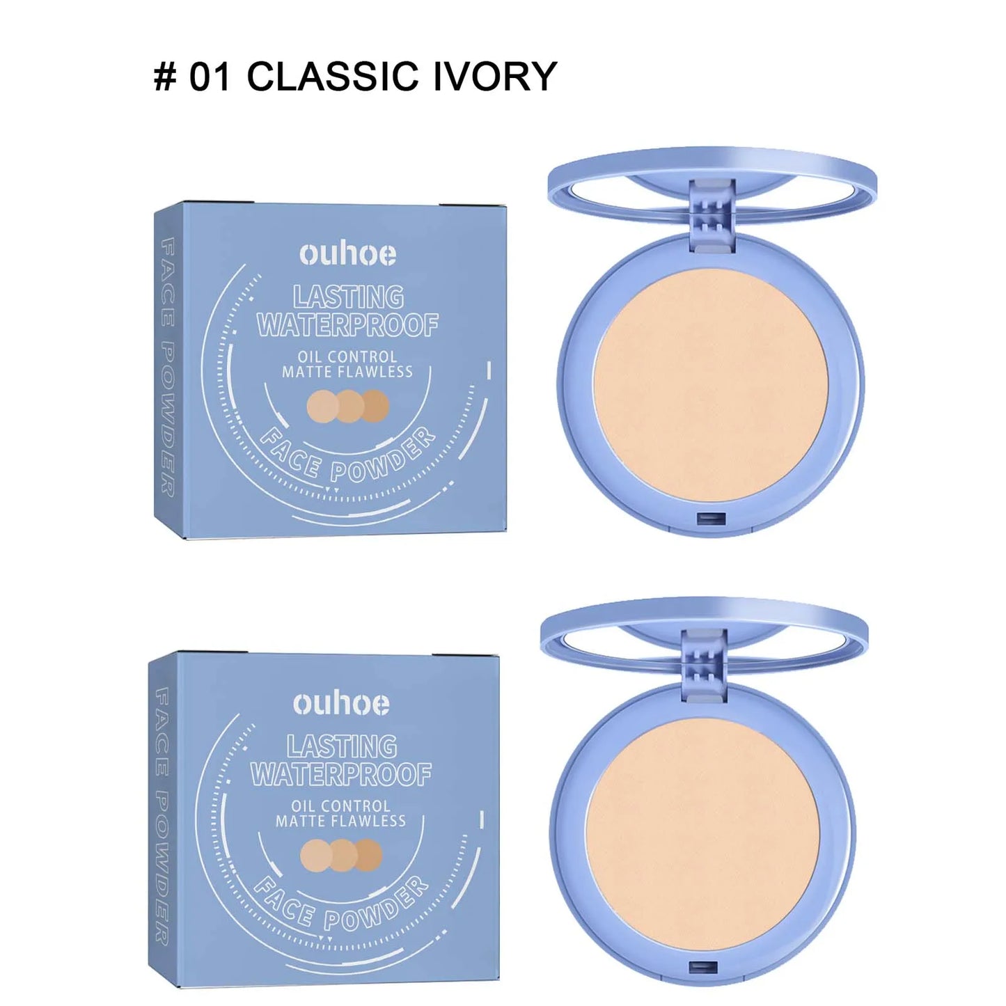 Face Setting Powder - Oil Control, Invisible Pores, Waterproof, Matte, Long Lasting