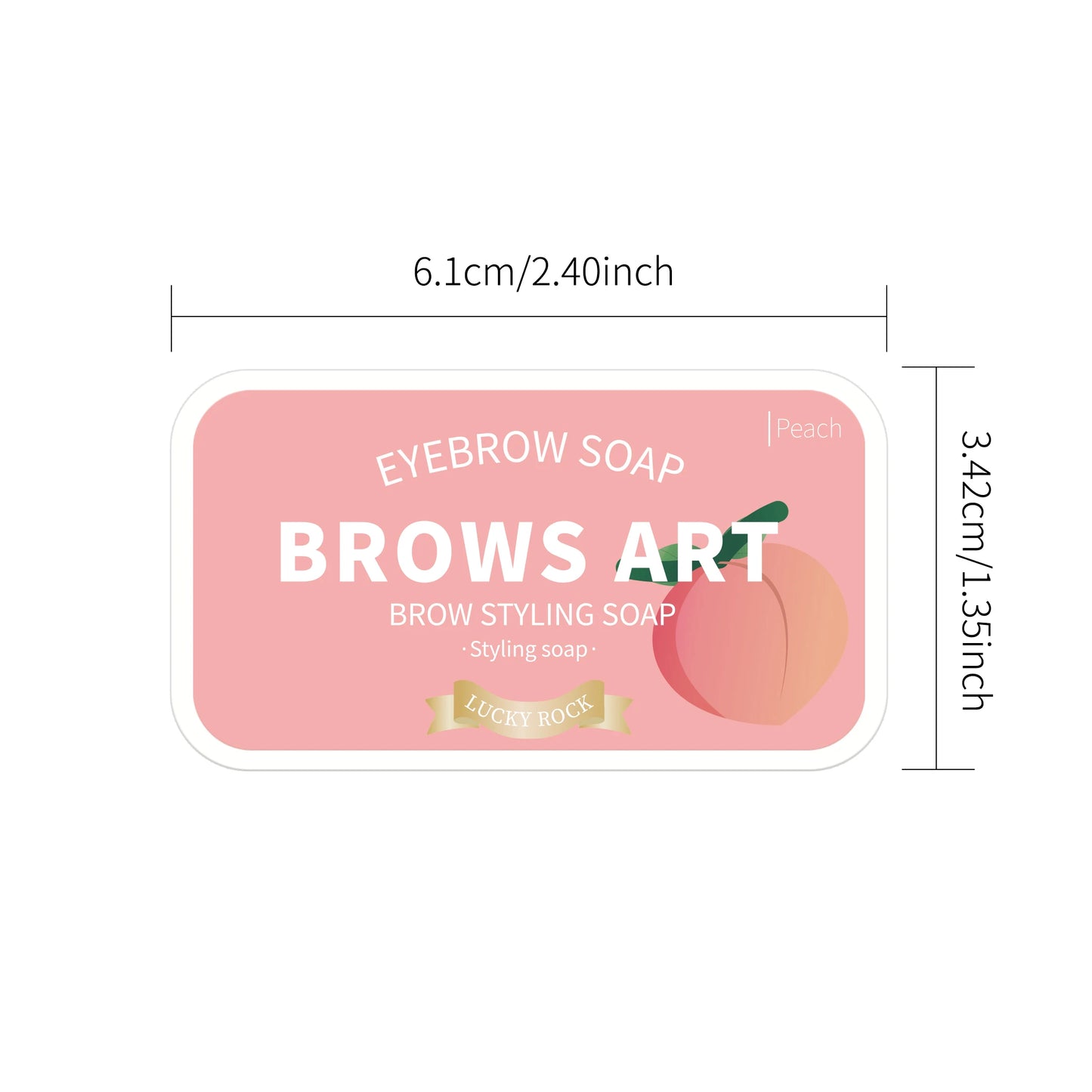 4-color eyebrow styling wax, styling gel, waterproof, natural, long-lasting, transparent eyebrow soap, eyebrow styling cream - Beauty & Beyond