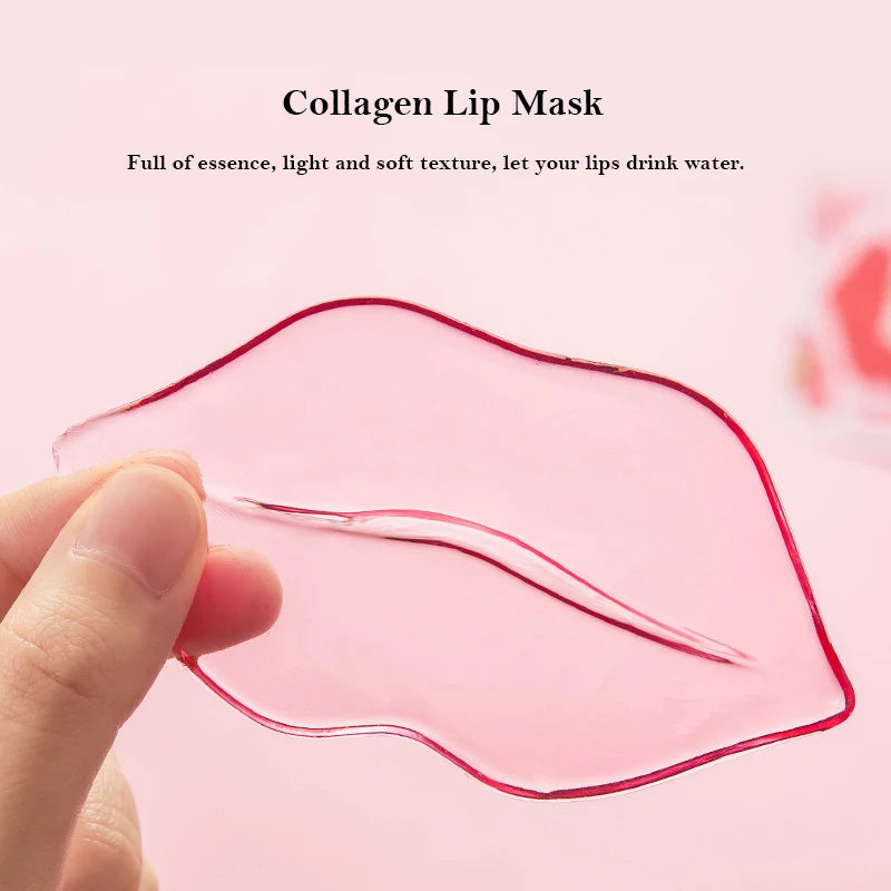 Innicare Collagen Lip Mask – Nourishing & Moisturizing | Firming Labial Gel Patches with Fruit Essence