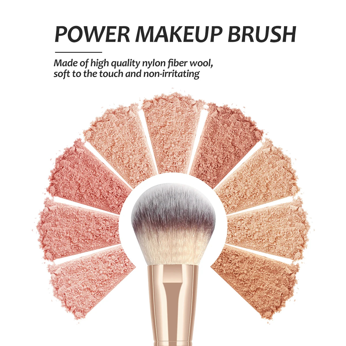 MAANGE 7pcs Makeup Brushes Set - Foundation, Powder, Concealer, Blush, Blending, Soft Bristles - Beauty & Beyond
