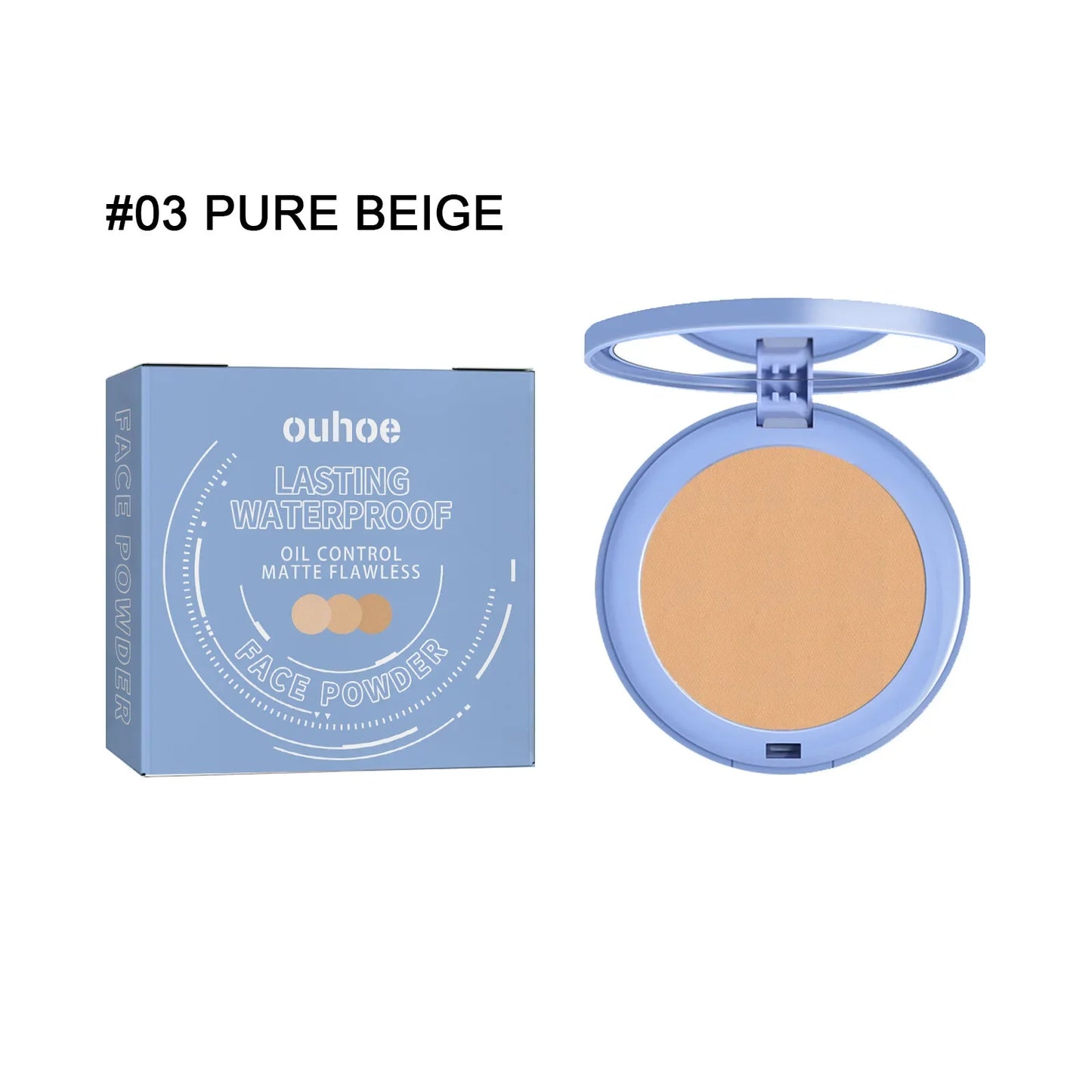 Face Setting Powder - Oil Control, Invisible Pores, Waterproof, Matte, Long Lasting