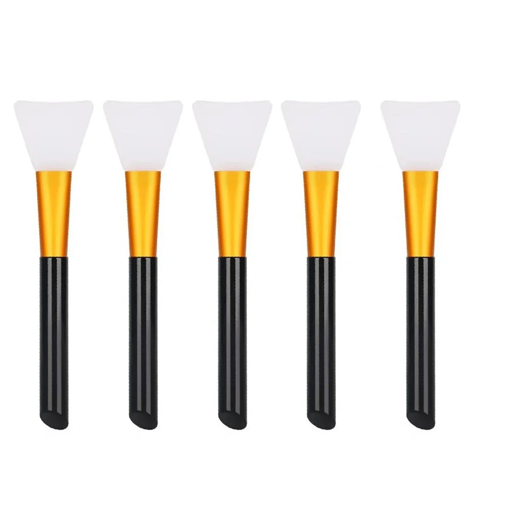 Advanced Silicone Facial Mask Brush – 1/4/5/6-Pack | Mild, Soft & Formaldehyde-Free for All Skin Types