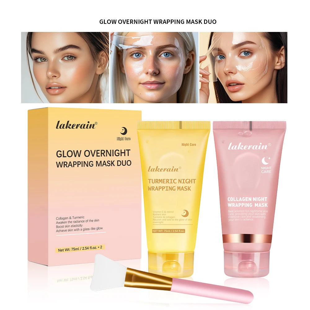 Collagen Jelly Cream – Hydrolyzed Overnight Peel-Off Facial Mask | Hydrating, Firming & Moisturizing Skincare