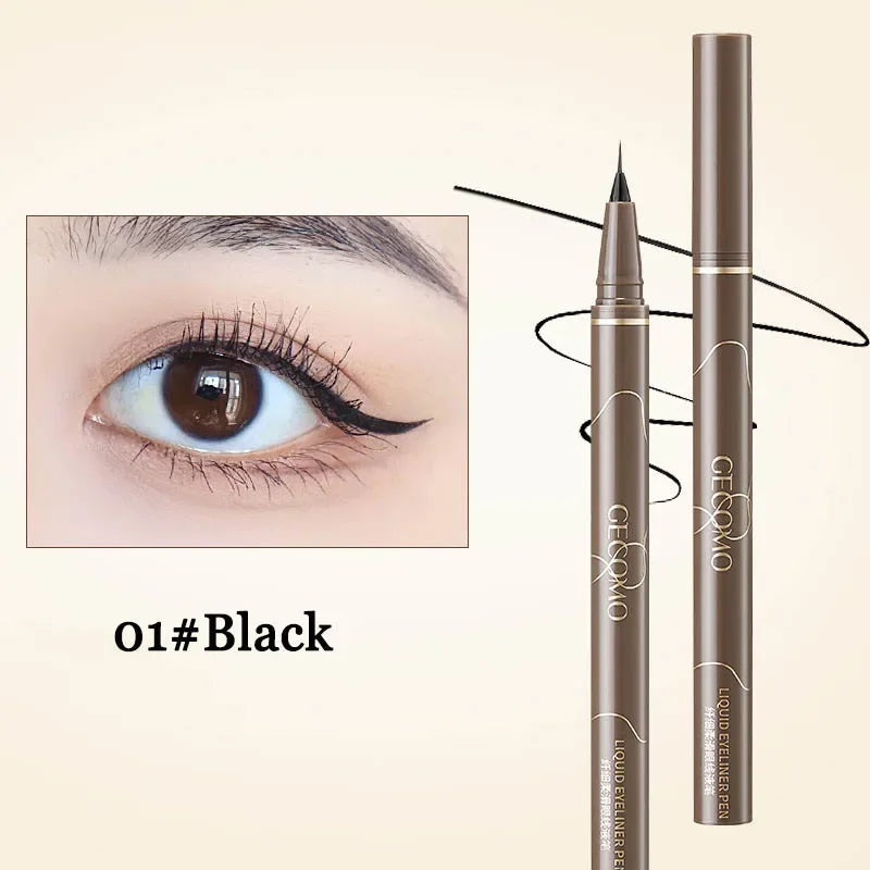 Ultra-Thin Waterproof Eyeliner Pen – Smooth, Long-Lasting Black/Brown for Lower Lash Line - Beauty & Beyond