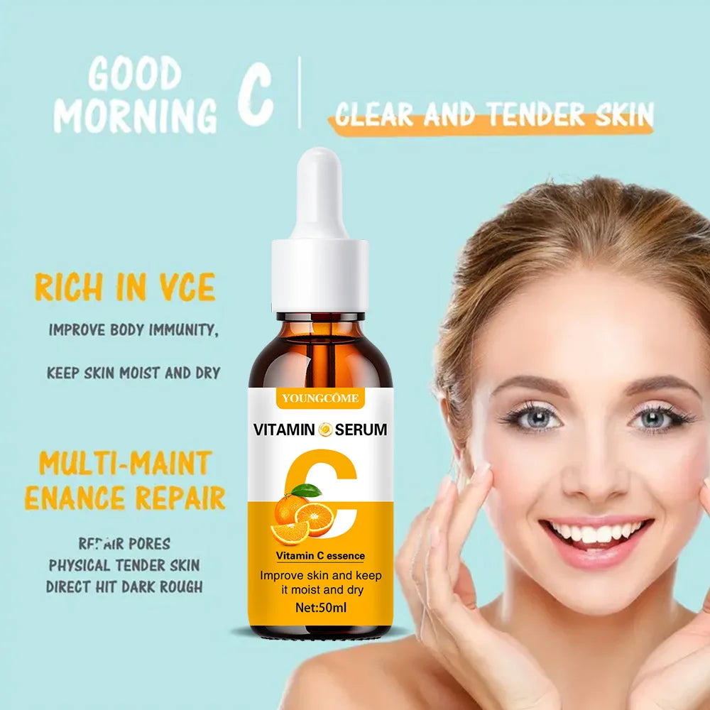 2pcs Vitamin C & Retinol Serum – Hydrating, Smoothing Fine Lines & Wrinkles - Beauty & Beyond