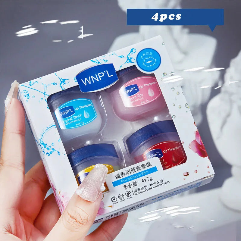 Natural Lip Balm – Moisturizing Lipstick Base & Lip Care | Anti-Cracking Jelly Formula (1–8 PCs)