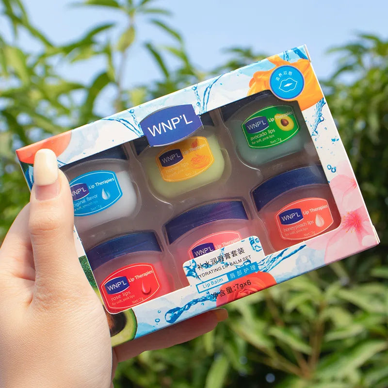 Natural Lip Balm – Moisturizing Lipstick Base & Lip Care | Anti-Cracking Jelly Formula (1–8 PCs)