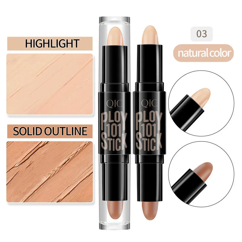 Double-ended Highlight Contouring Pen – V Face Sculpting, Silky Smooth Mineral Concealer & Highlighter! - Beauty & Beyond
