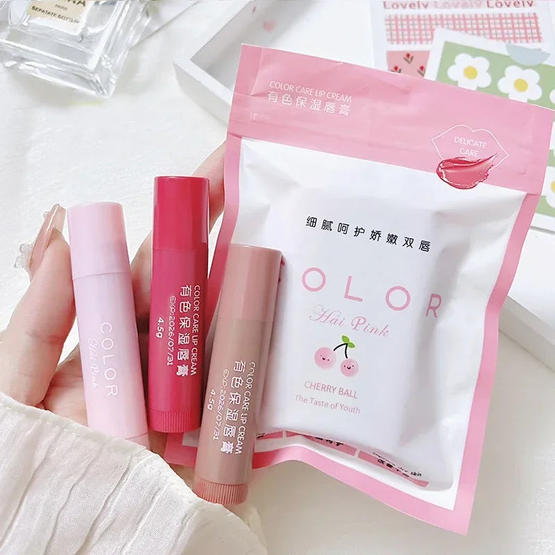 Tinted Lip Balm – Moisturizing Lipstick & Lip Line Smoother | Anti-Dry, Anti-Crack Hydrating Formula