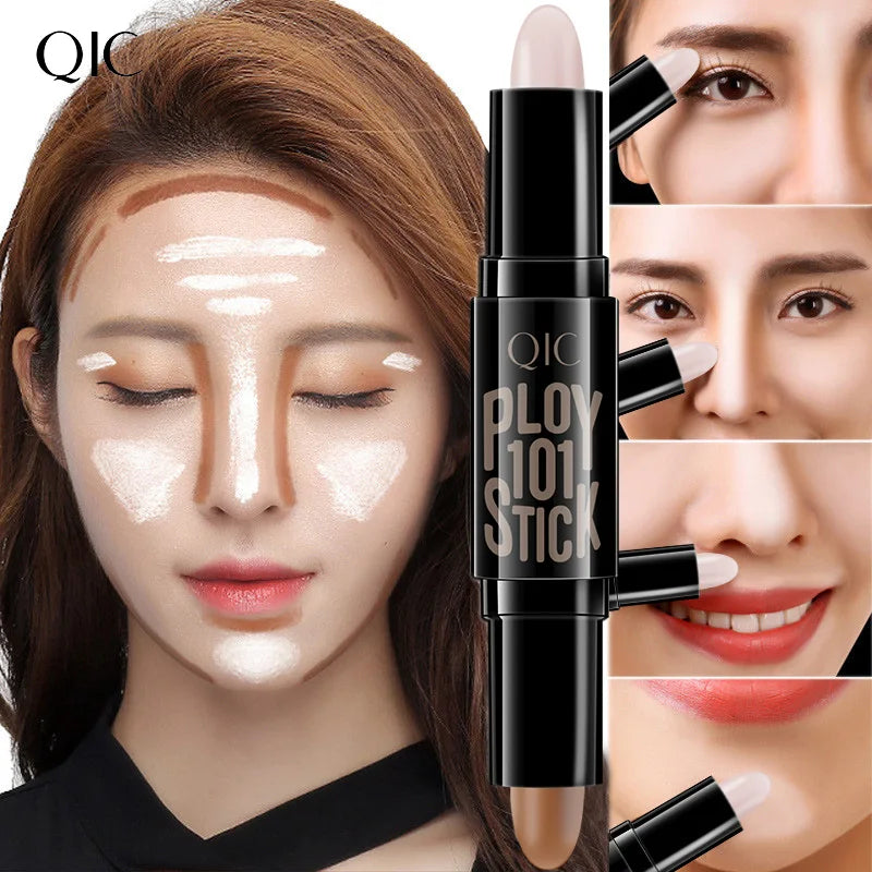 Double-ended Highlight Contouring Pen – V Face Sculpting, Silky Smooth Mineral Concealer & Highlighter! - Beauty & Beyond