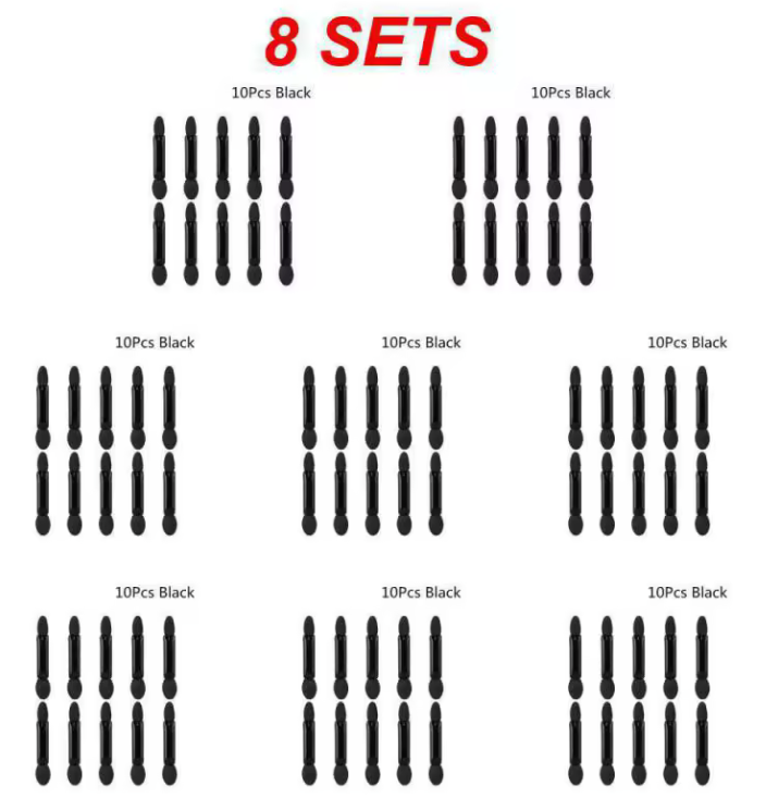 10/50PCS Eye Shadow, Eyeliner & Lip Sponge Applicators - Beauty & Beyond