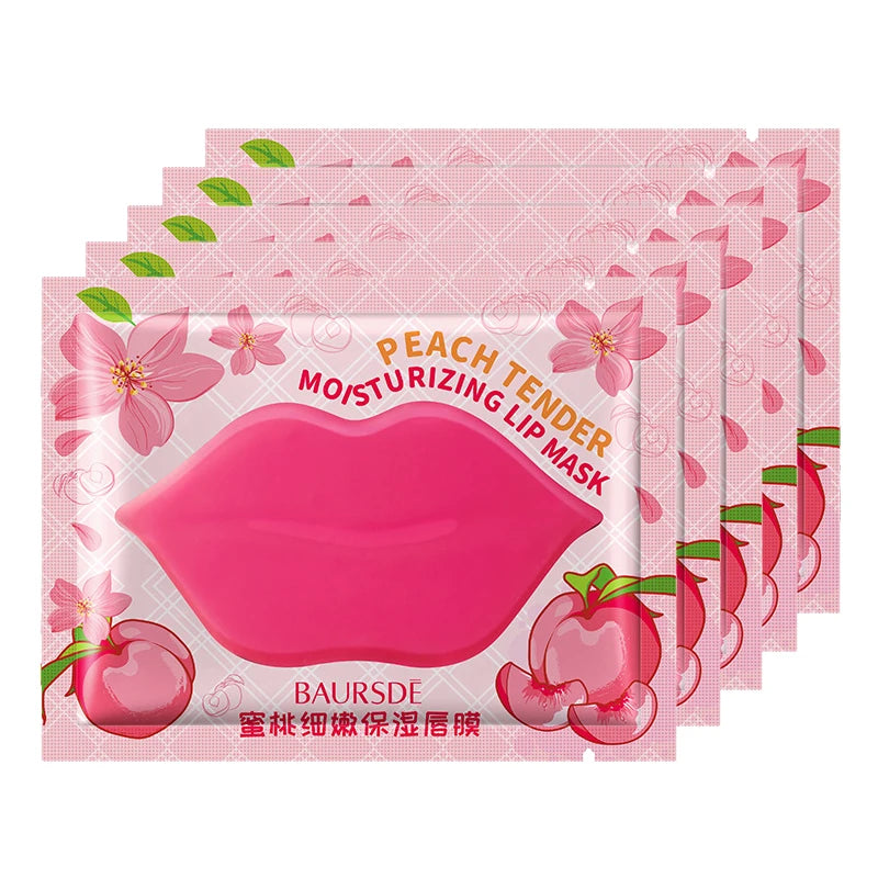 Innicare Collagen Lip Mask – Nourishing & Moisturizing | Firming Labial Gel Patches with Fruit Essence
