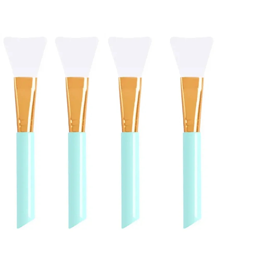 Advanced Silicone Facial Mask Brush – 1/4/5/6-Pack | Mild, Soft & Formaldehyde-Free for All Skin Types
