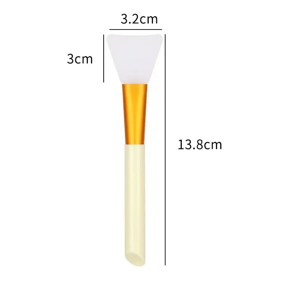 Advanced Silicone Facial Mask Brush – 1/4/5/6-Pack | Mild, Soft & Formaldehyde-Free for All Skin Types