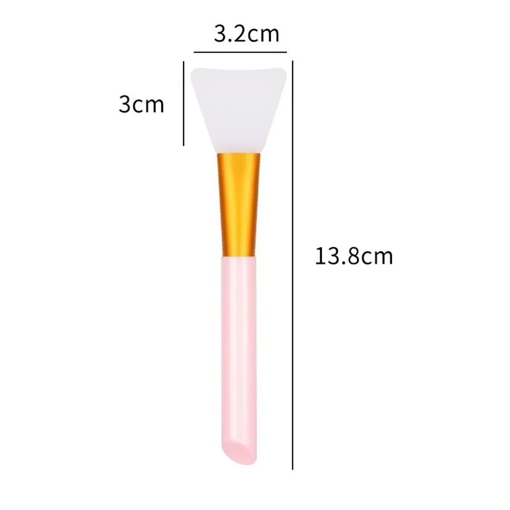 Advanced Silicone Facial Mask Brush – 1/4/5/6-Pack | Mild, Soft & Formaldehyde-Free for All Skin Types