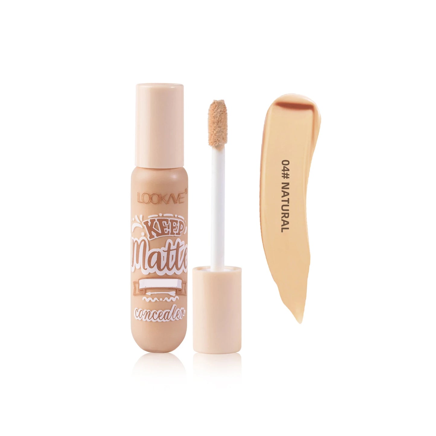 Liquid Concealer Stick – 6-Color Foundation Cream | Full Coverage for Acne & Dark Circles, Natural Matte Finish
