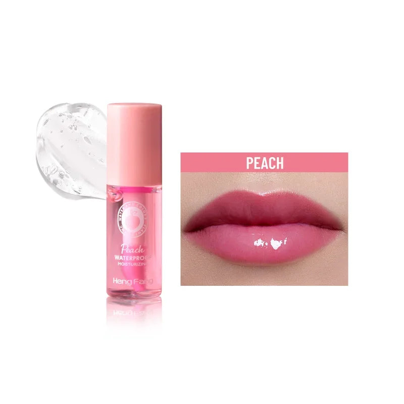 Mini Hydrating Temperature Sensing Lip Balm - Moisturizing, Color Changing, Peach & Aloe Vera - Beauty & Beyond