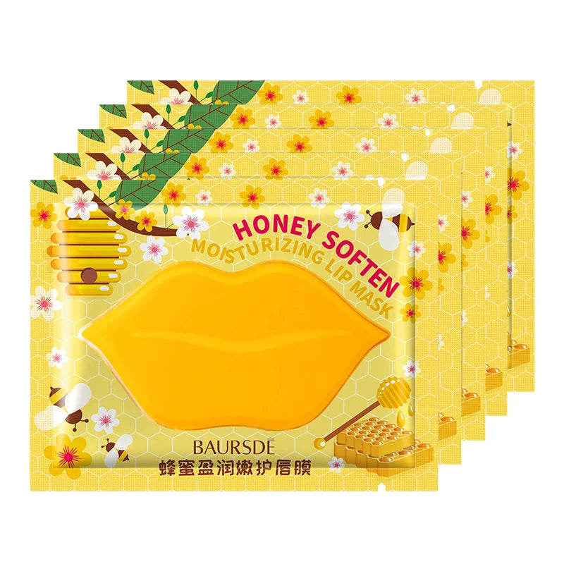 Innicare Collagen Lip Mask – Nourishing & Moisturizing | Firming Labial Gel Patches with Fruit Essence
