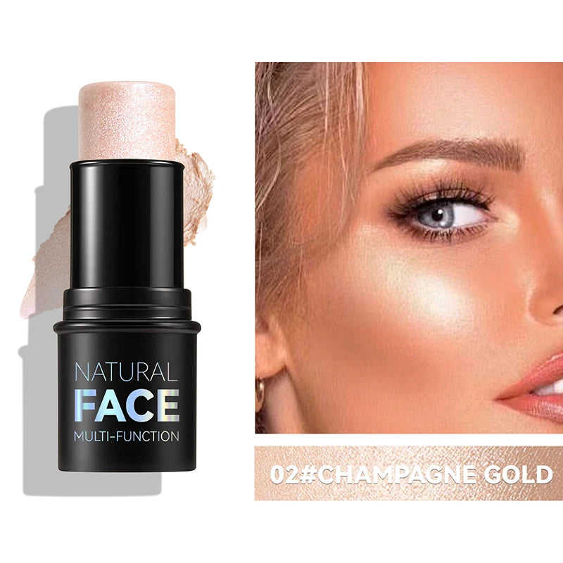 Face Pearl Stone Highlighter Stick – Lasting Contour, Shading & Stereoscopic Cheek Brightening! - Beauty & Beyond