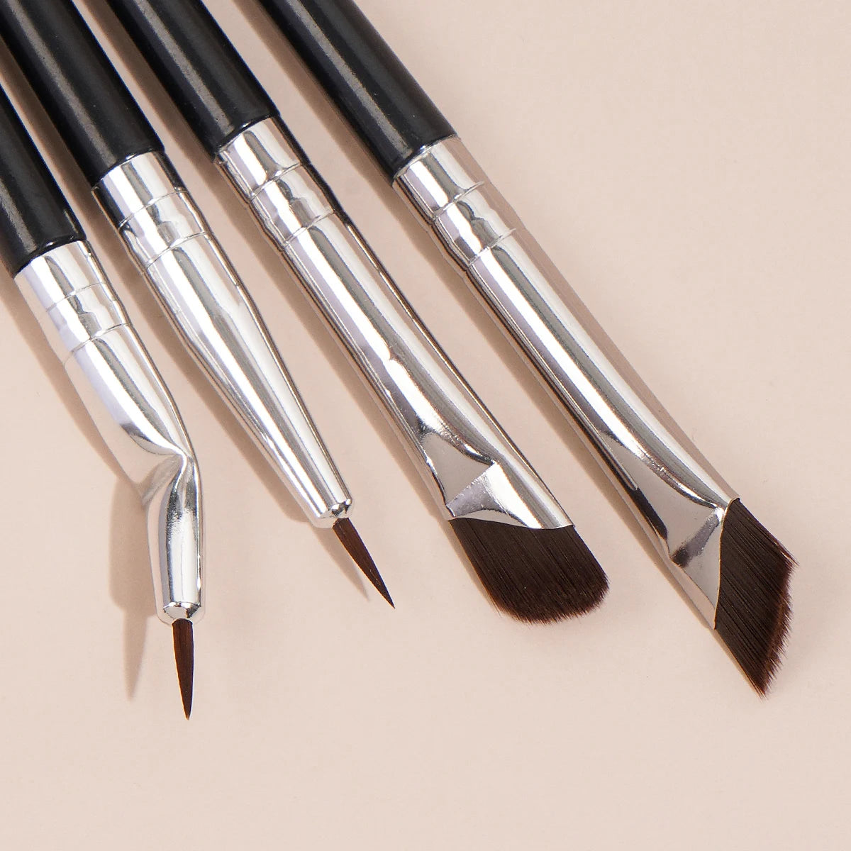 MAANGE 4PCS Professional Eye Makeup Brush Set - Eyeshadow, Eyebrow, Eyeliner, Contour Tool - Beauty & Beyond